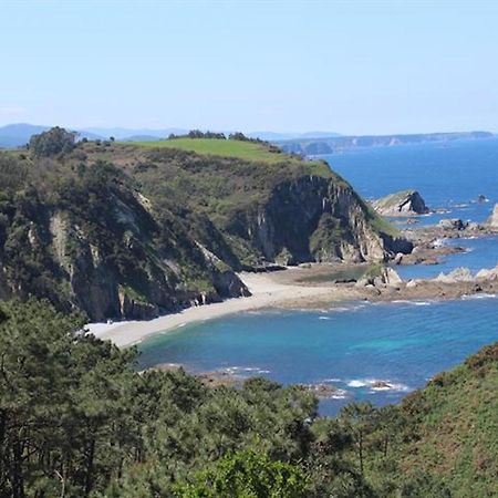 Room In Lodge - Double And Single Room - Pension Oria 1 Luarca Exteriör bild