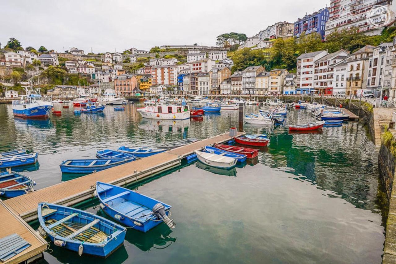 Room In Lodge - Double And Single Room - Pension Oria 1 Luarca Exteriör bild